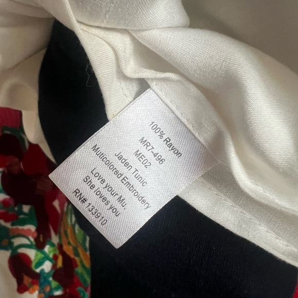 Show Me Your Mumu Jaden Tunic Embroidery Open Shoulder  dress - Picture 11 of 13